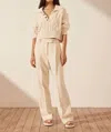 Shona Joy Mercure Button Up Cable Jumper In White