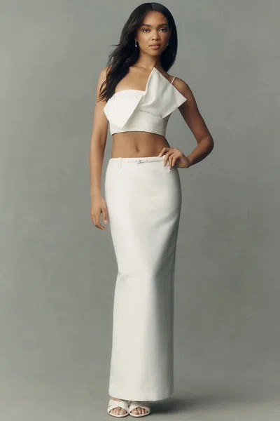 Shona Joy Otis Maxi Skirt In White