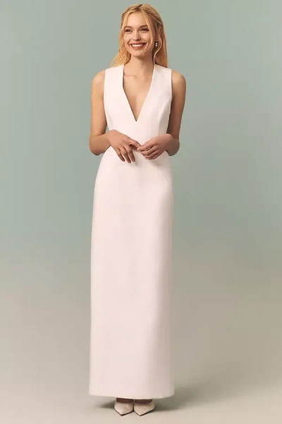 Shona Joy Otis Plunge Maxi Dress In Pink