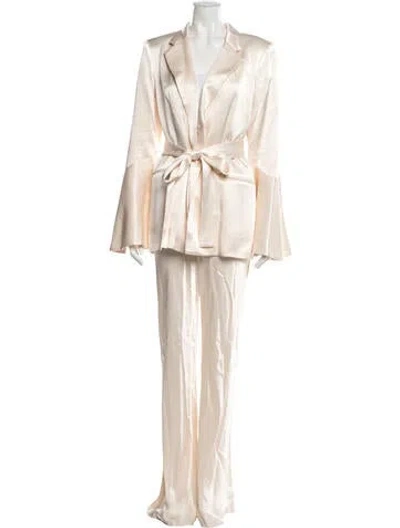Pre-owned Shona Joy Pant Set In Neutrals