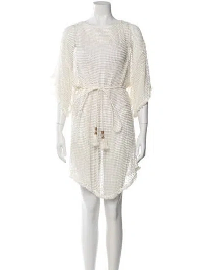 Pre-owned Shona Joy Patterned Mini Dress W/ Tags In Neutral
