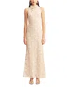 Shona Joy Presley Lace Maxi Dress In Neutral