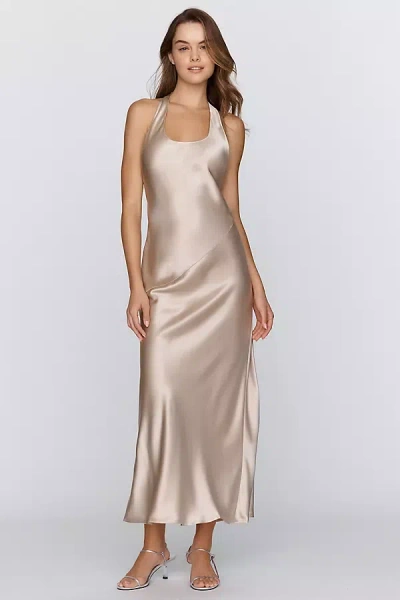 Shona Joy Savanna Racer Back Maxi Dress In Neutral
