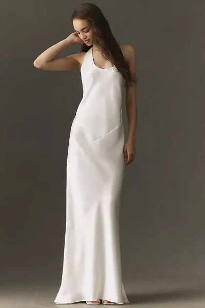 Shona Joy Savannah Racerback Maxi Dress In White