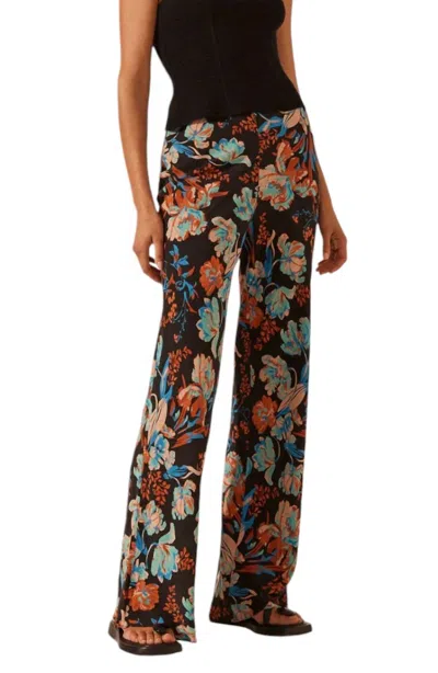 Shona Joy Silk Bias Cut Pants In Flotte In Brown