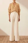 SHONA JOY SIQUEIRA CARDIGAN IN TAFFY / CREAM