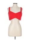 Shona Joy Sleeveless Top Red Sweetheart Neckline Tops In Red