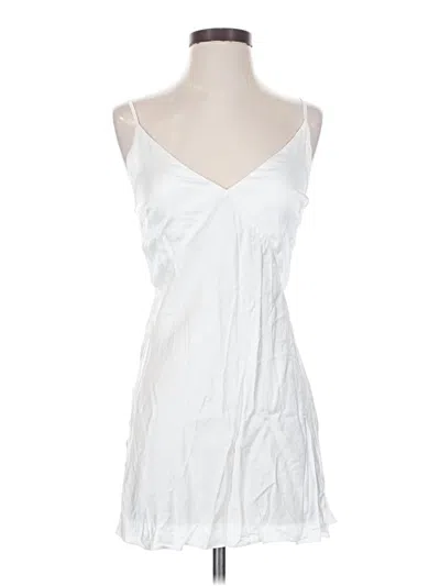 Pre-owned Shona Joy Sleeveless Top White Sweetheart Neckline Tops