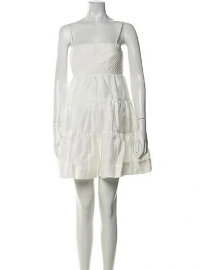 Pre-owned Shona Joy Strapless Mini Dress W/ Tags In Multicolor