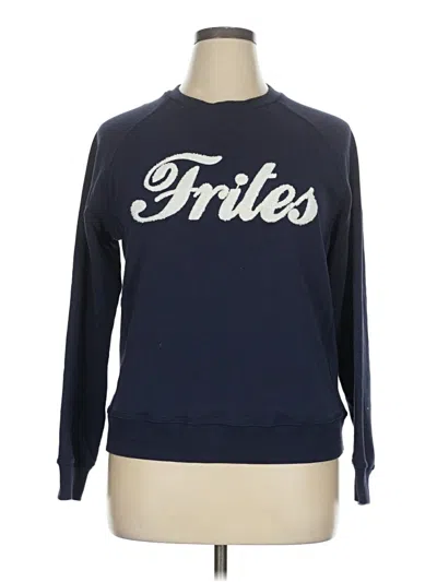 Pre-owned Shona Joy Sweatshirt In Blue