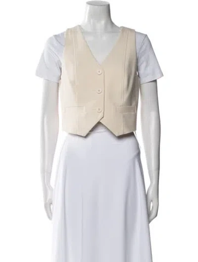 Pre-owned Shona Joy Vest In Neutral