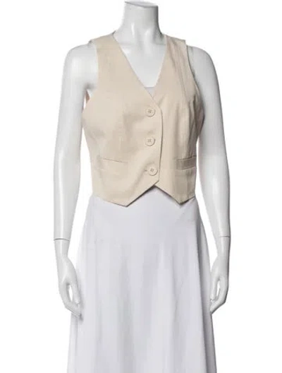 Pre-owned Shona Joy Vest In Neutrals