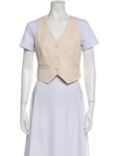 Pre-owned Shona Joy Vest W/ Tags In Neutral