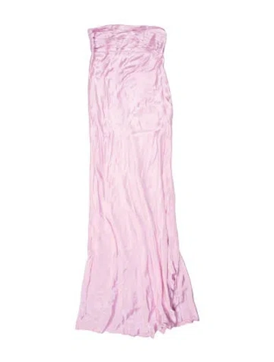 Pre-owned Shona Joy V-neck Long Dress W/ Tags In Pink