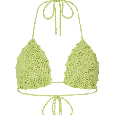 Shondel Women's Green Bonita Bikini Top - Matcha