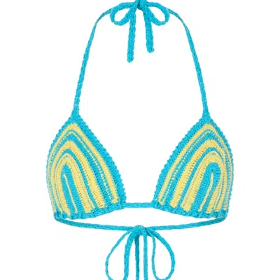 Shondel Women's La Bon Bikini Top - Blue Sherbet