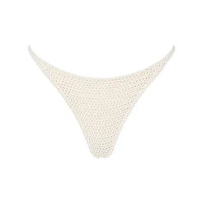 Shondel Women's White Bonita Bikini Bottom - Coconut