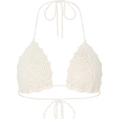 Shondel Women's White Bonita Bikini Top - Coconut