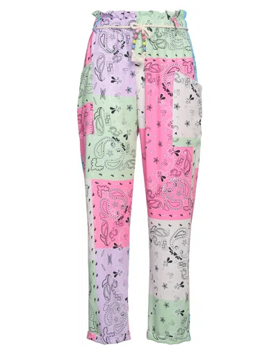 Shop ★ Art Shopart Woman Pants Fuchsia Size M Polyester, Elastane In Pink