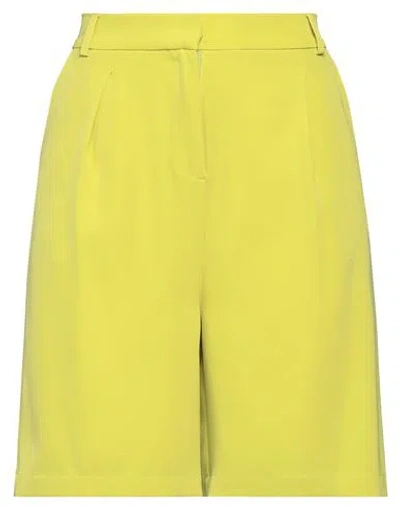 Shop ★ Art Woman Shorts & Bermuda Shorts Acid Green Size M Polyester
