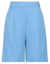 Shop ★ Art Woman Shorts & Bermuda Shorts Light Blue Size M Polyester