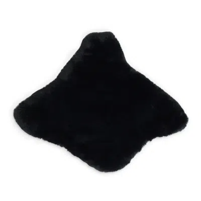 Shop Scent Black Faux Bunny Fur Tube Top