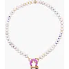 Shop Spicy Dan Poppi Gender Inclusive Opal Necklace In White