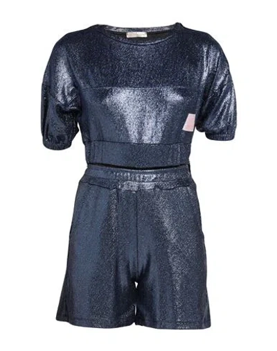 Shopart Woman Co-ord Blue Size S Polyamide, Elastane, Metal