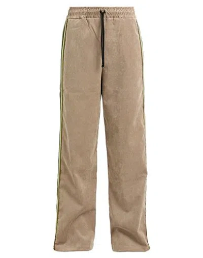 Shopart Woman Pants Beige Size L Polyester, Polyamide, Elastane In Brown