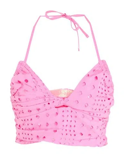 Shopart Woman Top Pink Size M Cotton