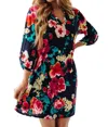 Shopin In La Moonlit Garden Floral Mini Dress In Multi In Multi