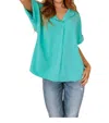 Shopin In La New And Noteworthy Top In Blue In Blue