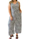 Shopin In La Wild Thing Animal Print Jumpsuit In Multi In Multi