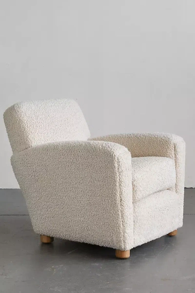 Shoppe Amber Interiors Theo Armchair In White