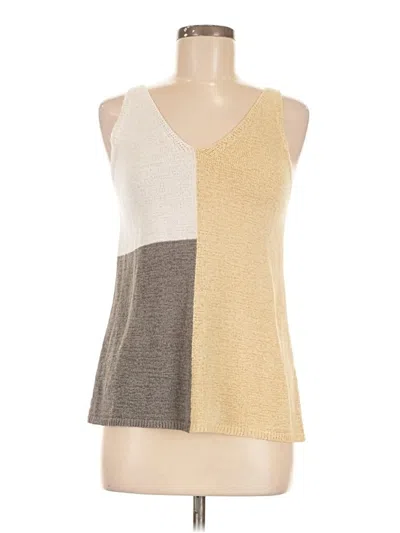 Pre-owned Shopthemint.com Tank Top Gold Plunge Neckline Tops