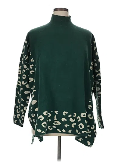 Pre-owned Shopthemint.com Turtleneck Sweater In Green