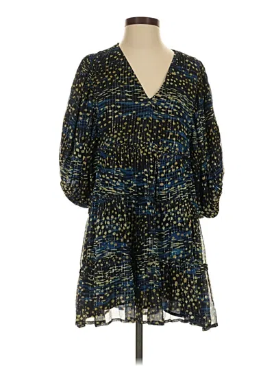 Shore. 3/4 Sleeve Blouse In Blue
