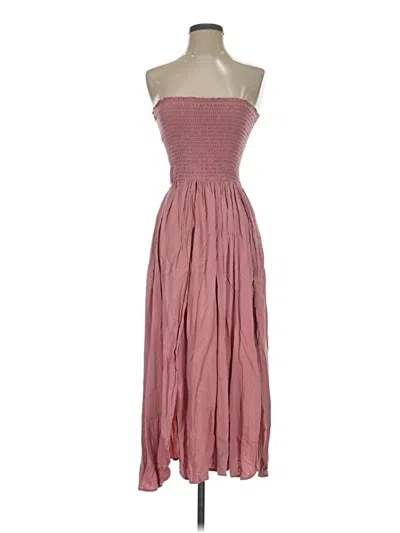 Pre-owned Shore. Casual Dress In Pink