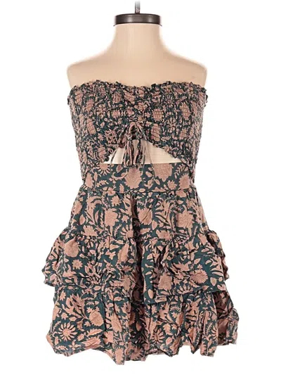 Pre-owned Shore. Cocktail Dress In Tan