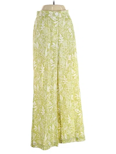 Pre-owned Shore. Linen Pants In Green