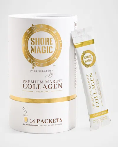 Shore Magic Premium Marine Collagen Packets - 14 Day Supply In White
