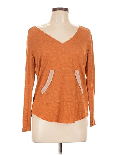 Pre-owned Shore. Pullover Sweater In Orange
