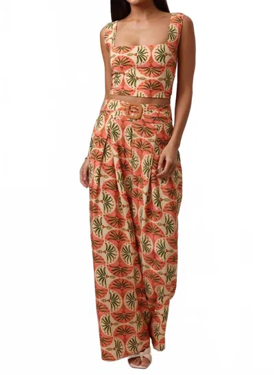 Shore. San Jose Buckle Pants In Palm Beach Palms In Multi