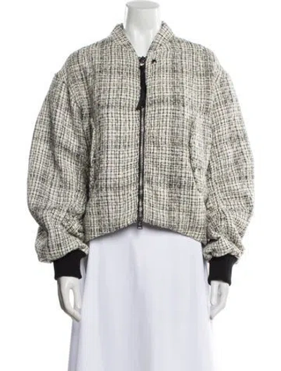 Pre-owned Shoreditch Ski Club Bomber Jacket In Black