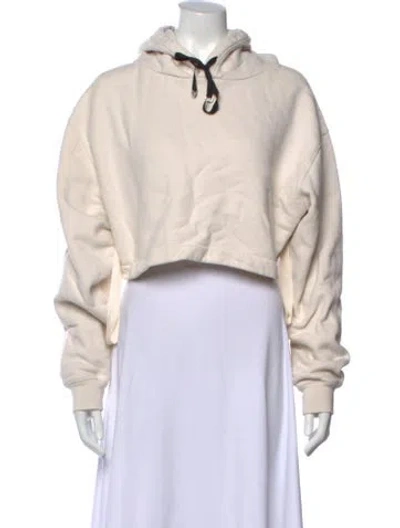 Pre-owned Shoreditch Ski Club Crew Neck Long Sleeve Hoodie In Neutral