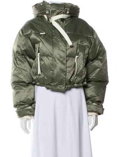Pre-owned Shoreditch Ski Club Down Jacket In Green