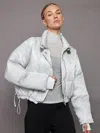 Shoreditch Ski Club Hallie Puffer In Ice Grey