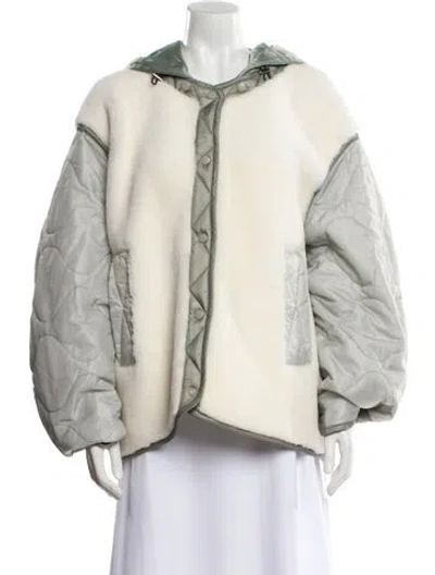 Pre-owned Shoreditch Ski Club Jacket In White
