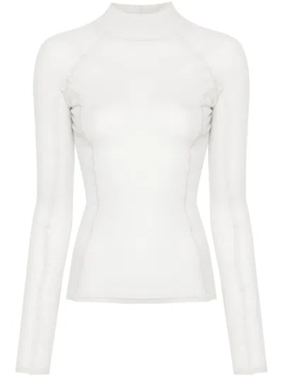 Shoreditch Ski Club Kamila Jersey Base Layer In Light Gray