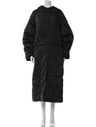 Pre-owned Shoreditch Ski Club Parka In Black